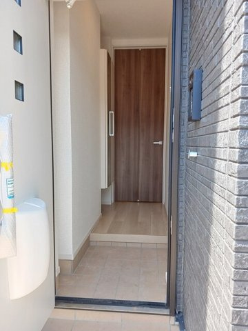 ジックス大島　Ａの玄関