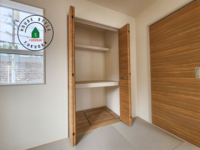 糟屋郡志免町王子2丁目第1-8棟（8号棟）の内観：施工例|収納には困りません。