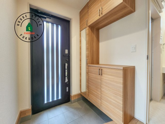 糟屋郡志免町王子2丁目第1-8棟（8号棟）の内観：施工例|二重ロックでしっかり防犯対策ができます。