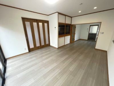 【居間・リビング】 | 真岡市西郷4LDK中古住宅