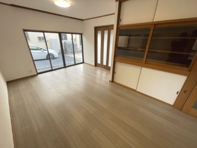 【居間・リビング】 | 真岡市西郷4LDK中古住宅