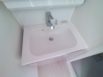 【洗面所】 | アドバンス神戸セラフィム | 脱衣スペースもあります