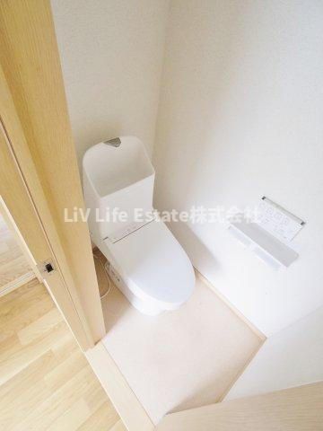 東村山市美住町１丁目のアパートのトイレ