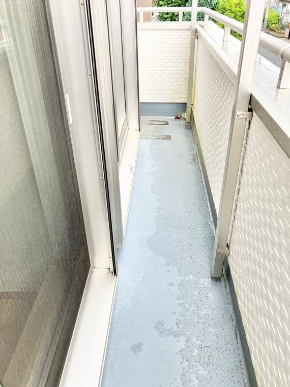 下矢切戸建のバルコニー