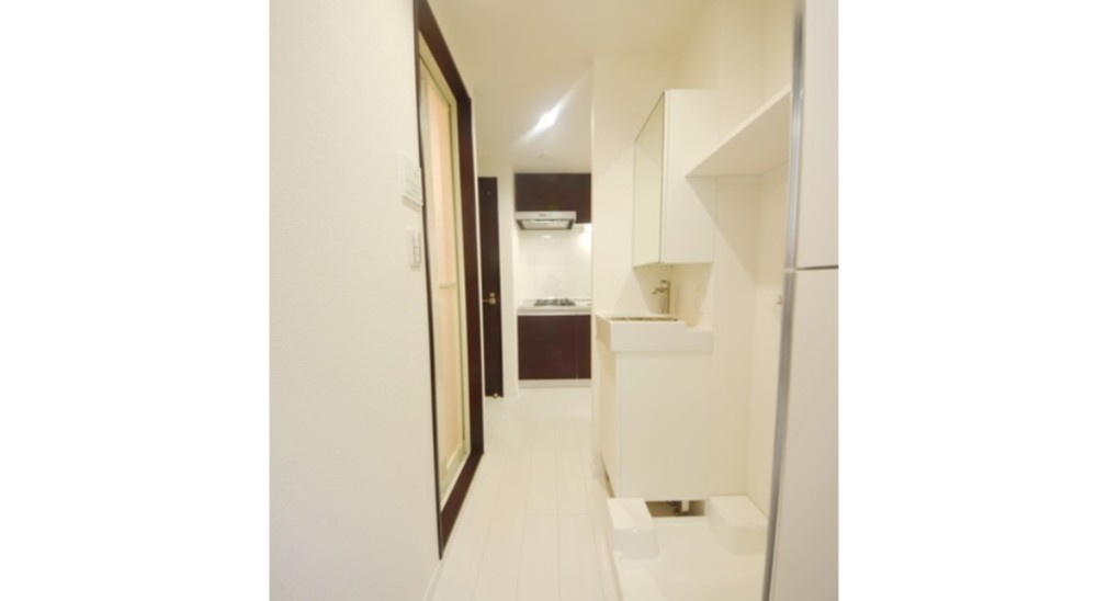 グランクオール竹ノ塚の玄関