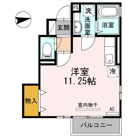 ベルモック稲城の間取り