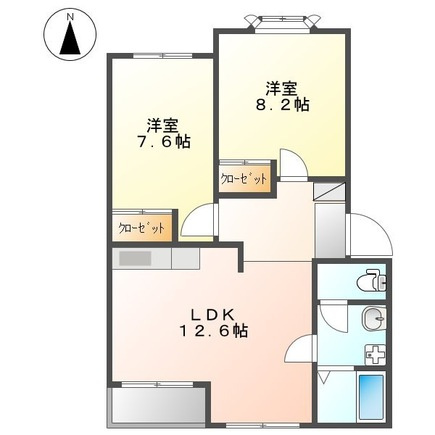 【間取り】 | クライン・ブルーメ