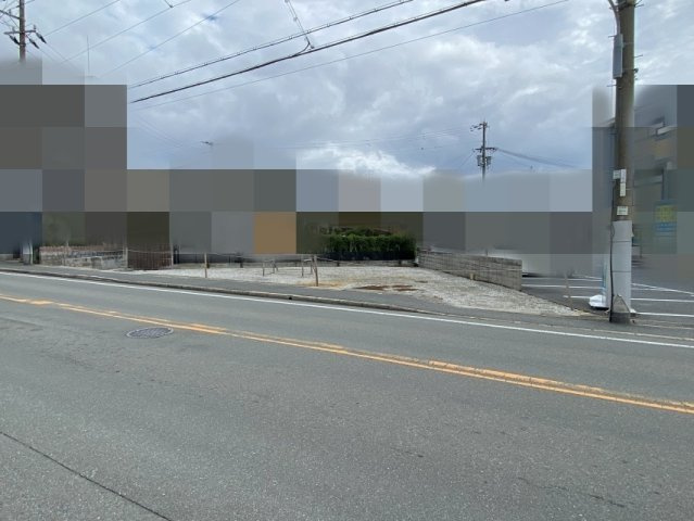 明石市太寺２丁目　売土地の前面道路含む現地写真