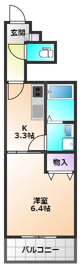 ベルシティ南街の間取り