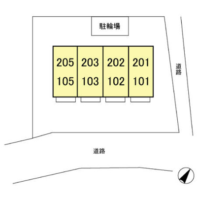 【区画図】 | メルヴェール2