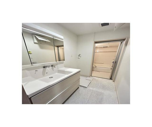 サンセット柏たなかの独立洗面台