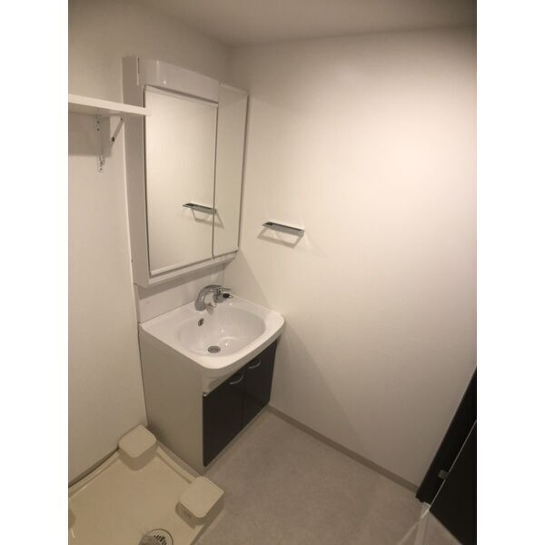 エステムコート名古屋サウスネクストの独立洗面台|朝の支度にも助かる、独立の洗髪洗面化粧台