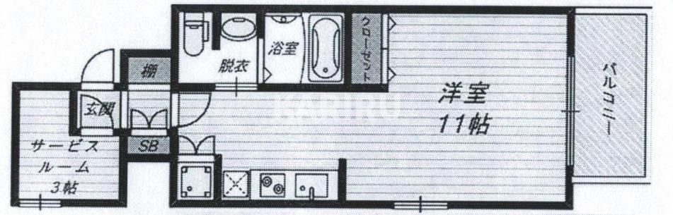 マリス京橋ＷＩＮＧの間取り