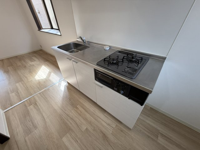 技建ハイツのキッチン