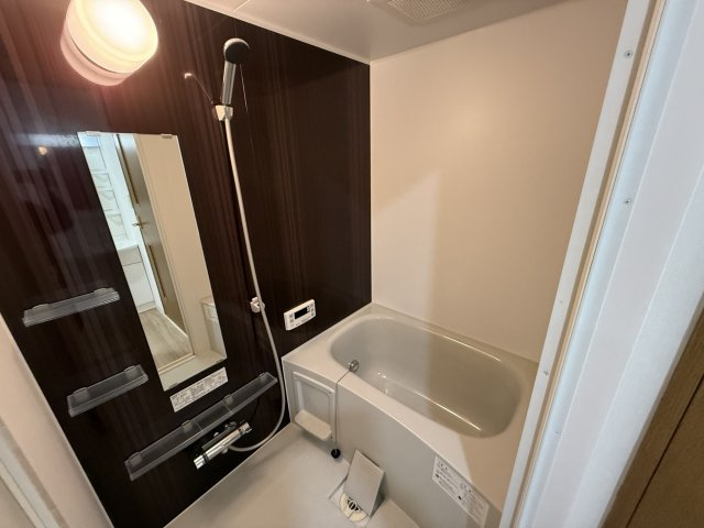 技建ハイツの浴室