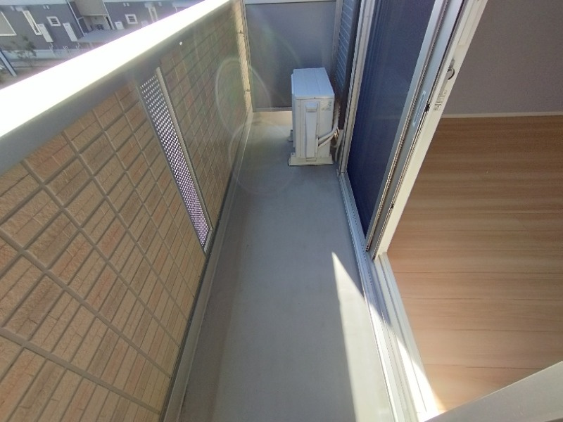 サンレストＢ棟のバルコニー