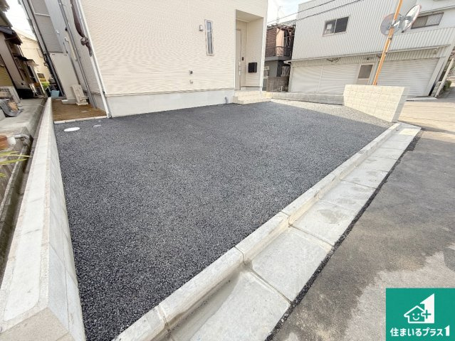 岩出市南大池　第2期　新築一戸建ての駐車場|駐車スペース！散水栓があるので、こまめに愛車を洗えます！