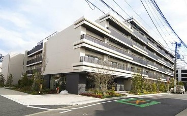 【外観】 | ジオエント中野弥生町 | 鉄筋コンクリート造のがっちりとした建物。
