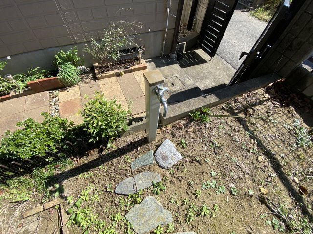 茂原市南吉田貸家の庭