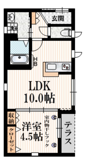 East rayの間取り