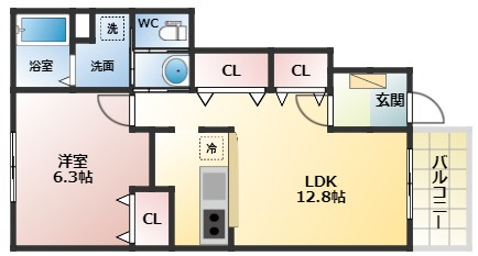【間取り】 | イーストヒルズⅡ