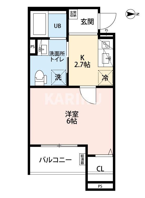 CRASTINE小路東Aの間取り