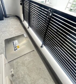 コンフォリア・リヴ北浜淡路町のバルコニー