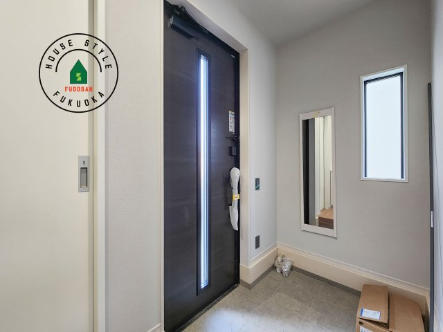 福岡市東区八田3丁目第11-2棟（2号棟）　の内観：施工例|二重ロックでしっかり防犯対策ができます。