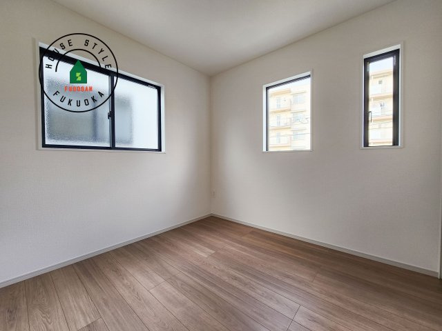 福岡市東区八田3丁目第11-2棟（2号棟）　の内観：施工例|将来的に、琉球畳を引きまして和室風にすることも可能です。