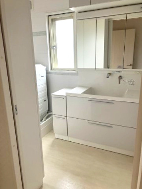 【洗面所】 | 富里市七栄　店舗付住宅