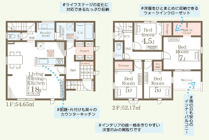古河市長谷町　新築戸建6-1の間取り