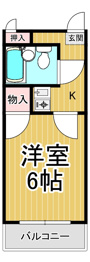 ビスタ川西の間取り