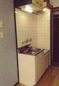 大阪市中央区谷町６丁目の賃貸マンションのキッチン