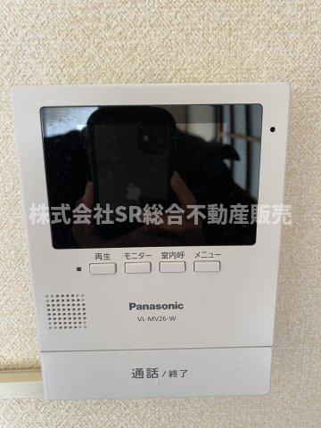 若江東町2丁目中古戸建の防犯設備|モニター付きインターホンがあり女性やお子様にも安心です！