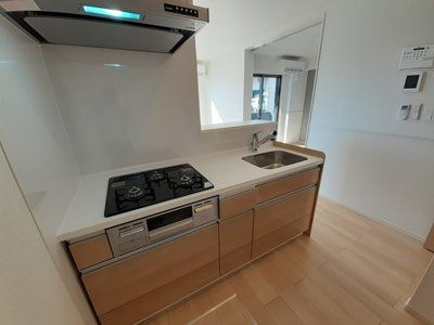 【キッチン】 | レヴ－ルアム－ル | シンプルな清潔感のあるキッチンです！