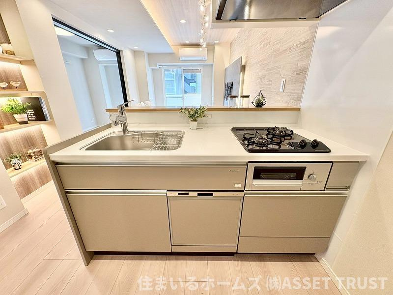 ジェイパーク渋谷イーストスクエアのキッチン|清潔感のあるキッチン