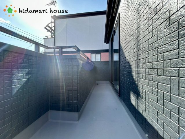 桶川市坂田東4期　新築戸建　グラファーレ01のバルコニー