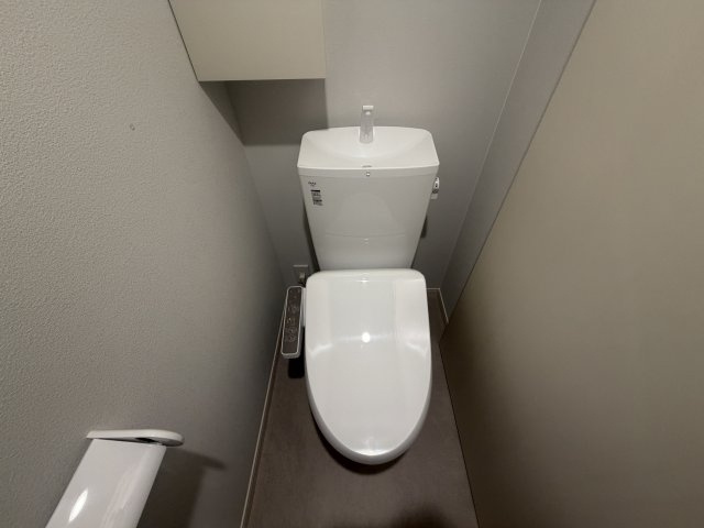 ALVAのトイレ|落ち着いた色調のトイレです