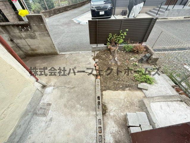 宇山町戸建　賃貸の庭|お庭の付いた物件です