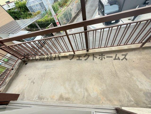 宇山町戸建　賃貸のバルコニー|広々としたバルコニーです