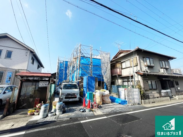 現地説明会開催　大津市長等　第1期　新築一戸建ての外観|現在の進捗状況です！順調に作業進行中、完成が待ち遠しいです！詳細の間取り等、お気軽にお問い合わせください！