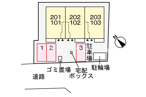 アン・フェリシアの区画図