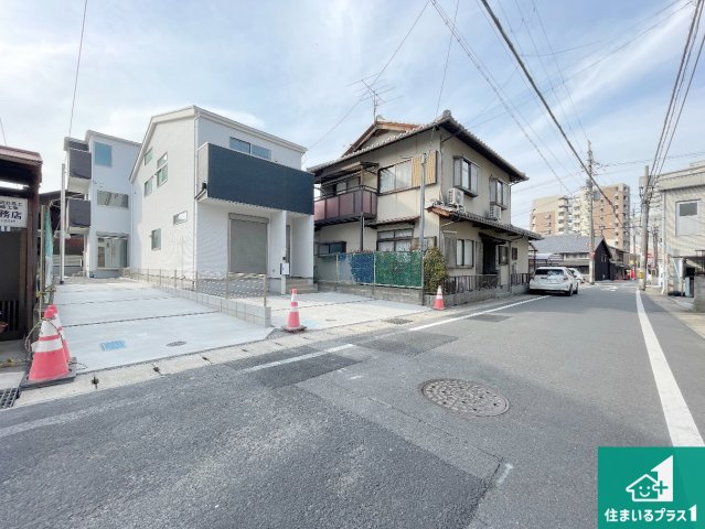 ★29(土)30(日)現地見学可能！★大津市長等　ラスト1邸の前面道路含む現地写真|車通りの少ない前面道路！お子様がいらっしゃるご家族でも安心！
