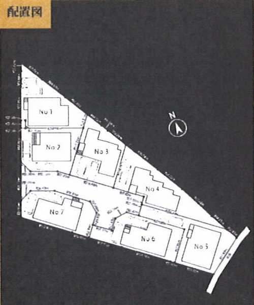 横浜市青葉区新石川4丁目 新築戸建て【仲介手数料無料】カースペース2台の区画図