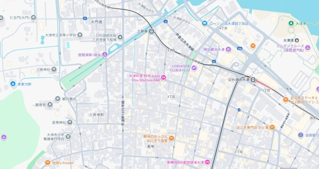 大津市長等　第1期　新築一戸建ての地図