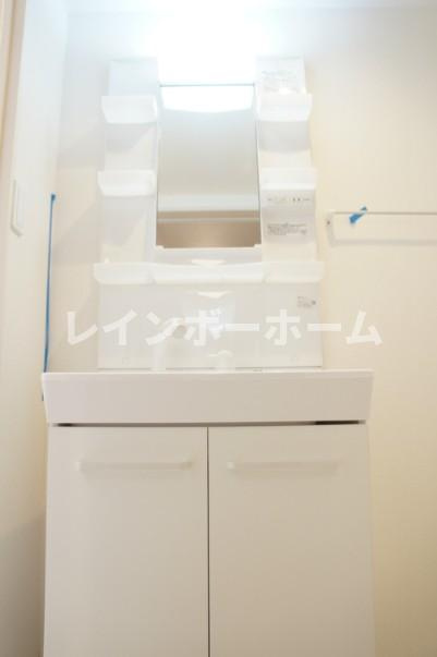 柏市豊四季の賃貸マンションの洗面所