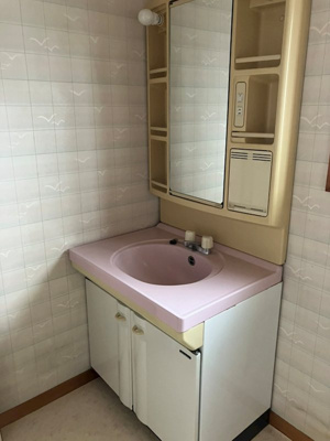 【洗面所】 | 加倉山田貸家 | 使いやすい洗面所です