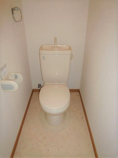 アイビーコート弐番館のトイレ|落ち着いた色調のトイレです