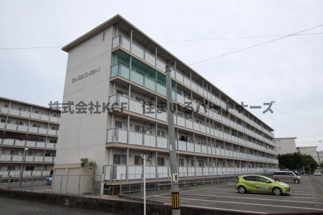 久留米市東合川新町の賃貸マンションの外観|外はこのようになっています