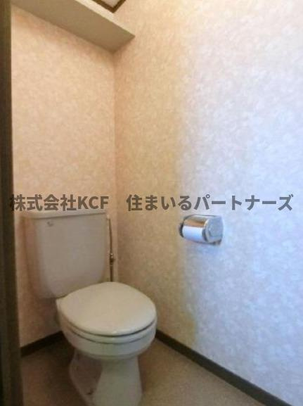栗木第8ビルのトイレ|シンプルで使いやすいトイレです